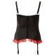 Corsage bla/red 90D
