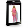 QUEEN BODYSTOCKING PLUSSIZE PINK XL