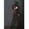 LEG AVENUE HOODED OPAQUE BODYSTOCKING