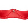 Shelf Bra Set red 75B/S