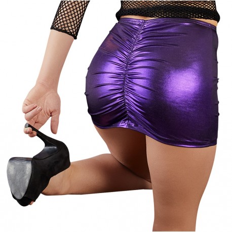 Mini Skirt purple S