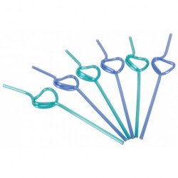 HEART Straws pack of 6